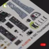 Kelik A-10C Thunderbolt II interior 3D decals for Italeri kit - 3D belsőtér-részletező matricakészlet