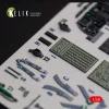 Kelik A-10C Thunderbolt II interior 3D decals for Italeri kit - 3D belsőtér-részletező matricakészlet