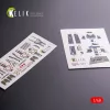 Kelik F-4 (B,N) Phantom II interior 3D decals for Academy kit - 3D belsőtér-részletező matricakészlet