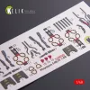 Kelik F-4 (B,N) Phantom II interior 3D decals for Academy kit - 3D belsőtér-részletező matricakészlet