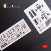 Kelik F-4 (B,N) Phantom II interior 3D decals for Academy kit - 3D belsőtér-részletező matricakészlet