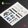 Kelik AH-64D Apache longbow interior 3D decals for Academy kit - 3D belsőtér-részletező matricakészlet