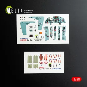   Kelik SU-24 interior 3D decals for Trumpeter kit - 3D belsőtér-részletező matricakészlet