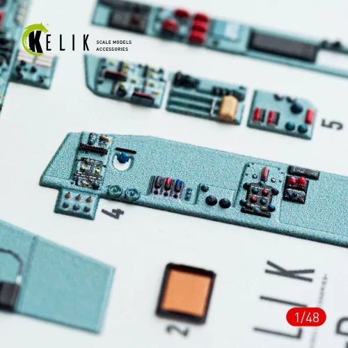 Kelik SU-24 interior 3D decals for Trumpeter kit - 3D belsőtér-részletező matricakészlet