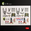 Kelik F-4B interior 3D decals for Tamiya kit - 3D belsőtér-részletező matricakészlet