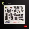 Kelik F-4B interior 3D decals for Tamiya kit - 3D belsőtér-részletező matricakészlet