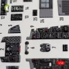 Kelik F-4B interior 3D decals for Tamiya kit - 3D belsőtér-részletező matricakészlet