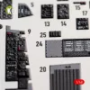Kelik F-4B interior 3D decals for Tamiya kit - 3D belsőtér-részletező matricakészlet