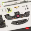 Kelik F-104G Starfighter early type interior 3D decals for Hasegawa kit - F-104G Starfighter korai type – 3D belsőtér-részletező matricakészlet