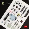Kelik F/A-18E Super Hornet interior 3D decals for MENG kit - 3D belsőtér-részletező matricakészlet