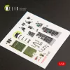 Kelik F-16C Fighting Falcon interior 3D decals for Kinetic kit - 3D belsőtér-részletező matricakészlet