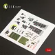 Kelik F-16C Fighting Falcon interior 3D decals for Kinetic kit - 3D belsőtér-részletező matricakészlet