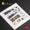 Kelik F-16C/N Fighting Falcon interior 3D decals for Tamiya kit - 3D belsőtér-részletező matricakészlet