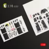 Kelik F-16I Sufa interior 3D decals for Kinetic kit - 3D belsőtér-részletező matricakészlet