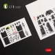 Kelik F-16I Sufa interior 3D decals for Kinetic kit - 3D belsőtér-részletező matricakészlet
