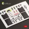 Kelik F-16I Sufa interior 3D decals for Kinetic kit - 3D belsőtér-részletező matricakészlet