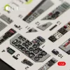 Kelik MiG-29A (9-12) Fulcrum interior 3D decals for GWH kit - 3D belsőtér-részletező matricakészlet