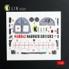 Kelik Harrier GR1/GR3 interior 3D decals for Kinetic kit - 3D belsőtér-részletező matricakészlet