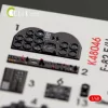 Kelik F-82 E/H Twin Mustang interior 3D decals for Modelsvit - 3D belsőtér-részletező matricakészlet
