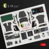Kelik F-35B Lightning II interior 3D decals for Kitty Hawk / Zimimodel kit - 3D belsőtér-részletező matricakészlet