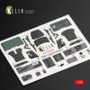 Kelik F-35B Lightning II interior 3D decals for Kitty Hawk / Zimimodel kit - 3D belsőtér-részletező matricakészlet