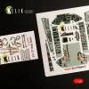 Kelik SU-27 Flanker interior 3D decals for GWH kit - 3D belsőtér-részletező matricakészlet