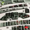 Kelik SU-27UB Flanker interior 3D decals for GWH kit - 3D belsőtér-részletező matricakészlet