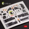 Kelik JASDF F-2B interior 3D decals for Hasegawa kit - 3D belsőtér-részletező matricakészlet