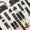 Kelik IA-58 Pucara interior 3D decals for Kinetic kit - 3D belsőtér-részletező matricakészlet