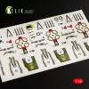 Kelik F-4G interior 3D decals for Meng kit - 3D belsőtér-részletező matricakészlet