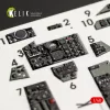 Kelik F-4G interior 3D decals for Meng kit - 3D belsőtér-részletező matricakészlet