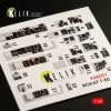 Kelik T-50 ROKAF interior 3D decals for Academy kit - 3D belsőtér-részletező matricakészlet