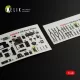 Kelik P-61B 'Black Widow' interior 3D decals for GWH kit - 3D belsőtér-részletező matricakészlet