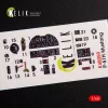 Kelik P-51H Mustang interior 3D decals for Modelsvit kit - 3D belsőtér-részletező matricakészlet