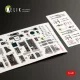 Kelik F-14D Tomcat interior 3D decals for Tamiya kit - 3D belsőtér-részletező matricakészlet