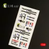 Kelik F-14D Tomcat interior 3D decals for Tamiya kit - 3D belsőtér-részletező matricakészlet