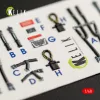 Kelik F-14D Tomcat interior 3D decals for Tamiya kit - 3D belsőtér-részletező matricakészlet