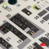 Kelik F-14D Tomcat interior 3D decals for Tamiya kit - 3D belsőtér-részletező matricakészlet