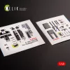 Kelik F-18C Hornet interior 3D decals for Hasegawa kit - 3D belsőtér-részletező matricakészlet