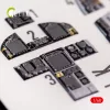 Kelik F-18C Hornet interior 3D decals for Hasegawa kit - 3D belsőtér-részletező matricakészlet
