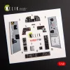 Kelik F-5N interior 3D decals for AFV Club kit - 3D belsőtér-részletező matricakészlet