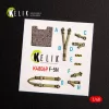 Kelik F-5N interior 3D decals for AFV Club kit - 3D belsőtér-részletező matricakészlet