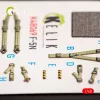Kelik F-5N interior 3D decals for AFV Club kit - 3D belsőtér-részletező matricakészlet