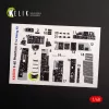 Kelik F-4E Phantom II interior 3D decals for Meng kit - 3D belsőtér-részletező matricakészlet
