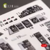 Kelik F-4E Phantom II interior 3D decals for Meng kit - 3D belsőtér-részletező matricakészlet