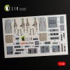 Kelik Ka-27 Helix interior 3D decals for HobbyBoss kit - 3D belsőtér-részletező matricakészlet
