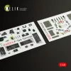 Kelik F-14A Tomcat interior 3D decals for Italeri kit - 3D belsőtér-részletező matricakészlet