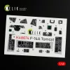 Kelik F-14A Tomcat interior 3D decals for Italeri kit - 3D belsőtér-részletező matricakészlet