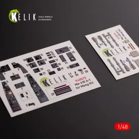   Kelik Messerschmitt Me-410 A1 interior 3D decals for Meng Model kit - 3D belsőtér-részletező matricakészlet
