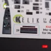 Kelik Messerschmitt Me-410 A1 interior 3D decals for Meng Model kit - 3D belsőtér-részletező matricakészlet